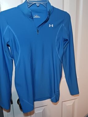 Under Armour Royal Blue Quarter-Zip Performance Top